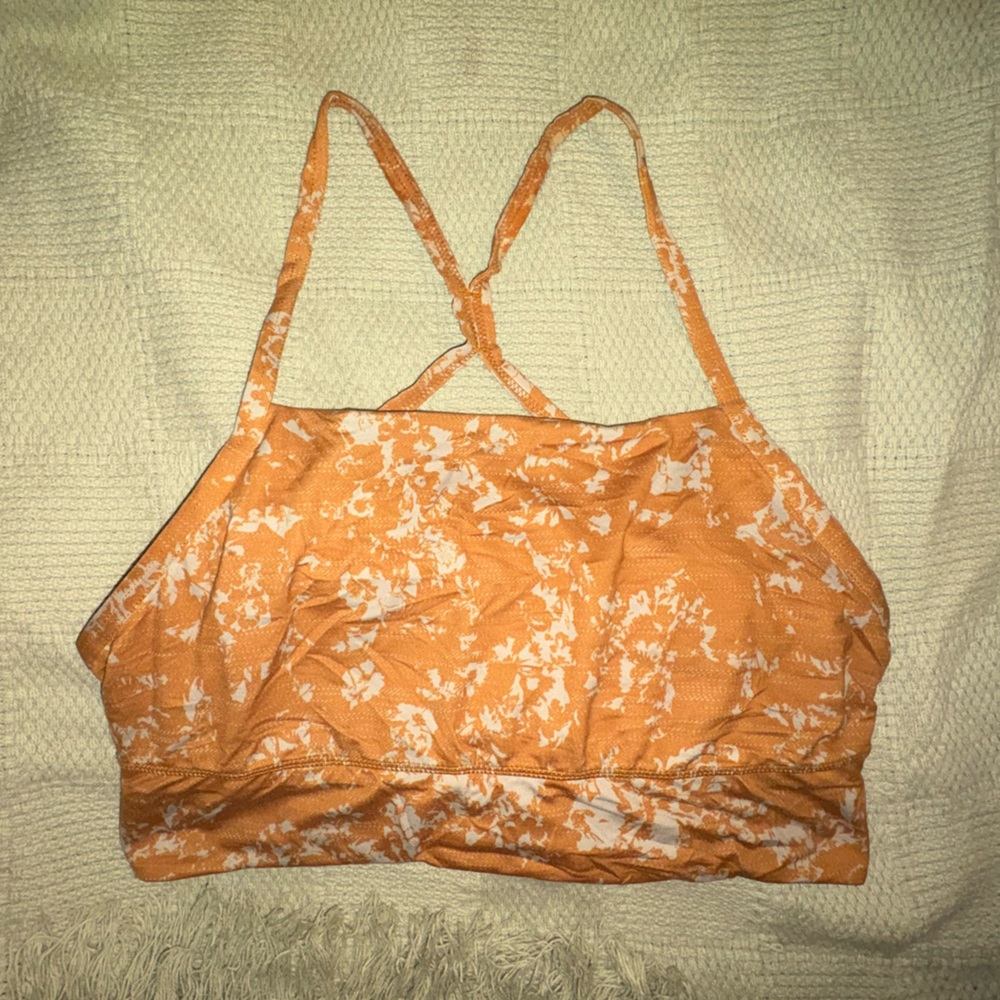 Deep Yellow Prana women’s Large strappy bralette sports bra